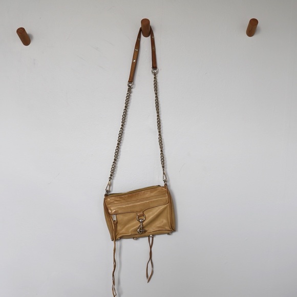 Rebecca minkoff leather crossbody in sand color - Picture 2 of 4